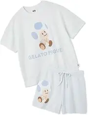 gelato pique(ジェラート ピケ) PWNT252011 Women's JQD Pullover Shorts