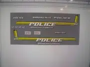Marshallville Ohio Police Car Decals 1:64 two for one money