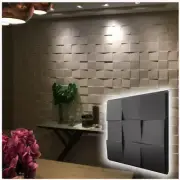 3D Decorative wall panels ABS Plastic molds for Plaster Gypsum alabaster TECHNO