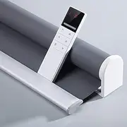Motorized Blackout Window Blinds Customize Width Remote Control Wireless and Rechargeable Roller Shades Blinds for Windows, Home, Office, Hotel, Club, Restaurant(Dark Grey) W90cm×H200cm