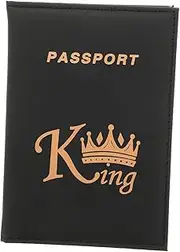[Healvian] Passport Holder PU Leather Travel Essential Lightweight Passport Protector for Safe Storage Suitable for Travelers Students and Event Attendees
