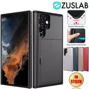 For Samsung Galaxy S22 Ultra Plus Case Wallet Card Holder Shockproof Slim Cover