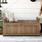 ALFORDSON Outdoor Storage Bench Garden Patio Furniture L (Brown)