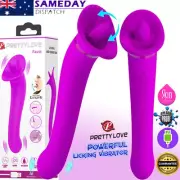 Dildo Vibrator Oral Sex Clitoris Tickler Licking Stimulator Vagina Adult Sex Toy