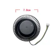 78MM Replacement Graphics Card Cooling Fan for RTX2060 2070 2080 2080ti TURBO