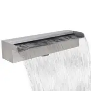 Waterfall Fountain For Pond Pool Stylish Garden Water Feature Stainless Steel