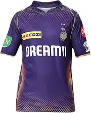 playR Kids IPL 2024 Kolkata Knight Riders Fan Jersey Half Sleeve