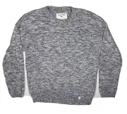 Sovereign Code Girls Sz 10 Janice Navy Marled Long Sleeve Knit Pullover Sweater