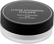 MUSISALY Loose Powder Compact Foundation Powder Setting Powder Face Powder for Women Natural Coverage Powder Waterproof Compact Powder Setting Compact Powder Finishing Powder Plastic White