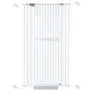 riin Extra Tall 150cm Baby Pet Security Gate Metal Safety Guard Tension Pressure Mounted for Children Dog Kitten Adjustable Width Range 76-82cm Largest Gap Between Bars 42mm Model A0