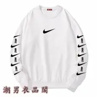 在飛比找Yahoo!奇摩拍賣優惠-潮男衣品閣^ NIKE 耐吉 耐克 情侶圓領衛衣 純棉 防風