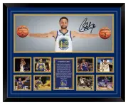 STEPHEN CURRY WINGS GOLDEN STATE WARRIORS Limited Edition Photo Memorabilia Wood