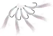 BESPORTBLE 5pcs Shrimp Fishing Lure: Soft Plastic Artificial Baits with Hooks Simulation Fake Bait for Freshwater Lake River Trout Bass Lures