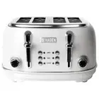 HADEN Retro Toaster With Removable Crumb Tray And Browning Control 4-Slice White
