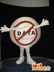 SpotSound Amazon Prohibition Sign Mascot - STOP Disguise