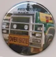 P109 MACK SUPERLINER 57mm BADGE FRIDGE MAGNET KEY CHAIN BAGGAGE TAG OPTION A