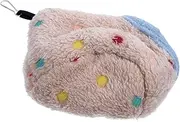 CIYODO Winter Bird Nest Hammock Plush Hanging Bed for Pets Versatile Warm Bird Tent for Parrots Hamsters More Cozy Insulated Hideaway for Winter Comfort