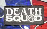 EMBROIDERED DEATHSQUAD DEATH METAL BAND PATCH (Please Read Ad))