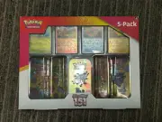 Pokemon Scarlet & Violet 151 5 Pack Mini Tins Costco EXCLUSIVE - NEW SEALED