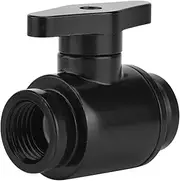 G1/4 Black Water Ball Valve G1/4 High Stop Valve for The Water Cooling of The Computer and Computer for Domestic Use (Black Switch)