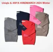 Uniqlo & ANYA HINDMARCH 2024 Winter Cashmere Crew Neck Sweater 5 Colors 473452