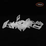 100pcs Tile Leveling System Leveler Spacers 0.5mm For 3-15mm Tile Thickness CAD