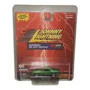 Johnny Lightning 1970 Green Dodge Challenger with Protector KB Toys Exclusive