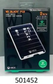 Western Digital 2 TB Game Drive Portable HDD Game Drive WDBA6U0020BBK-WESN