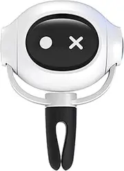 Generic Astronaut Car Air Freshener, Cute Car Diffuser, 4 Changeable Emoticons, Luminous at Night, 3 Natural Fragrance Tablets (White)