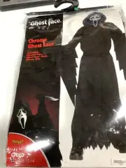 Spirit Halloween Ghost Face Chrome Edition Child Sz Large 12-14 New Costume