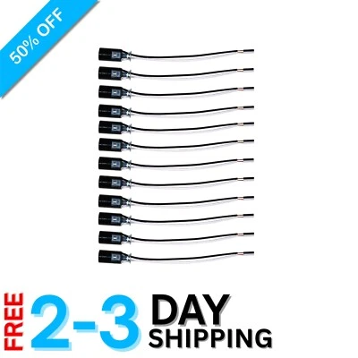 Wholesale Candelabra Base Lamp Sockets - 12 Pack, Pre-Wired Safety Design