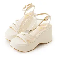 在飛比找momo購物網優惠-【amai】時尚日系性感厚底楔型涼鞋 厚底涼鞋 高跟涼鞋 厚