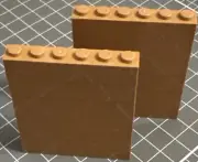 LEGO® Medium Nougat Brick 1 x 6 [12 Pieces] ID 3009