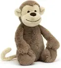 Jellycat Medium Bashful Monkey 12 Inch Plush Stuffed Animal Japan New