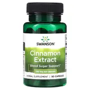 Swanson, Cinnamon Extract, 250 mg, 90 Capsules
