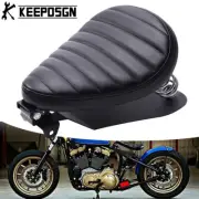 Motorcycle Spring Solo Seat With Base Mount For Harley Sportster Chopper Bobber