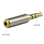 3.5mm Male to 2.5mm Female Audio Adapter