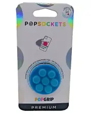 PopSockets Phone Grip Stand Electric Blue Squishy Popper POPGRIP Popsocket