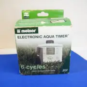 Melnor 3050 Electronic Aqua Timer 6 Cycles/Day Lawn & Water Drip Irrigation NEW