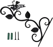 CLISPEED 1 Set Creative Garden Iron Art Plant Hook Durable Wall Mounted Flowerpot Hanger for Use Elegant Planter Hanging Holder for Lanterns Decorations