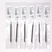Ohto 0.5mm Black Oil-based Ink Refill (No.895NP) for Ohto Needle Point Ballpoint Pen × 6 Packs/total 6 pcs (Japan Import) [Komainu-Dou Original Package]