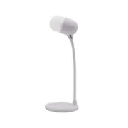Rotatable Stepless Adjustment 14LED Eye Protection Desk Lamp Bluetooth Speaker Subwoofer with Wireless Charging