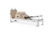 Lifespan Fitness Contour Pro Aluminum Pilates Reformer Bed Set (Beige)