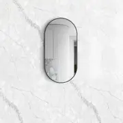 900/1200*450/600*20mm NOOSA Black Framed Copper-free Oval Pencil Edge Mirror Only