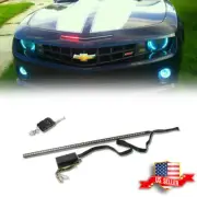 1set 7-Color RGB LED Knight Rider Strip Under Hood Behind Grille Light Bar 24''
