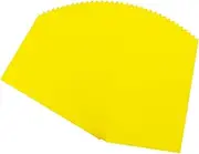 uxcell 100 Sheet Colored Vellum Paper 4" x 6", 100gsm Translucent Printable Vellum Sheets for Printing Wedding Invitations Inkjet Laser Printer, Yellow