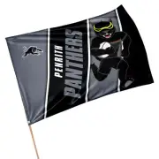 Penrith Panthers NRL Retro Mascot Design GAME DAY Pole Flag Banner