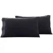 2pcs Plain Color Pillowcase Fashion Standard Size Bedding Set Pillowslip