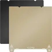 YOOPAI Double-Sided PEI Sheet and Flexible Magnetic Build Plate Kit, 235x235mm 3D Printer Bed Platform for Creality K1/Ender 5 S1/Ender 3/Ender 3 Pro/Ender 3 V2/Ender 3 S1 Pro/Ender 3 Neo, Gold