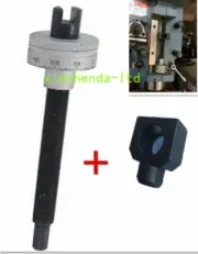 Bridgeport Milling Machine Micro Feed Scale Rod + Stop Knob Vertical Mill Tools